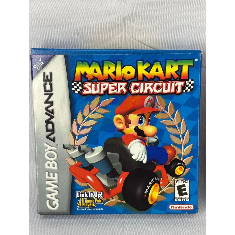 Mario Kart Super Circuit NBA Jam 2002 Nintendo Game Boy Advance GBA Box ONLY Lot